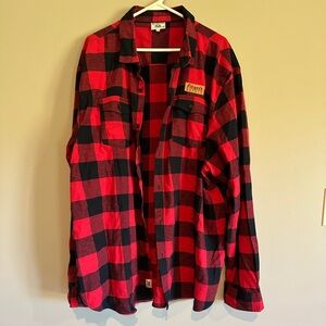 Men’s Buffalo plaid 3X flannel shirt.